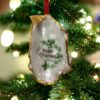 Gilded Oyster Christmas Ornament.