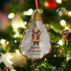 Vintage Santa Gilded Oyster Ornament