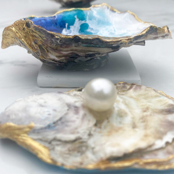 Real Oyster shell Ring dish