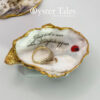 Oyster shell art - ring/jewellery dish. Made in Ireland.