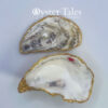 a genuine oyster shell sourced along the iconic Wild Atlantic Way, each piece carries the raw, natural beauty of the Irish shore—no two are ever the same