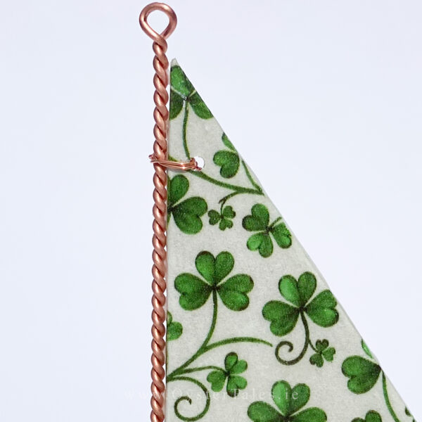 Copper wire work and hand sculpted clay sails